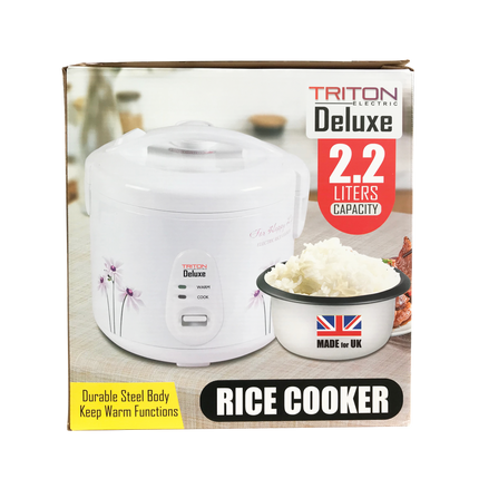 TRITON Deluxe Electric Rice Cooker - 2.2L - Longdan Official
