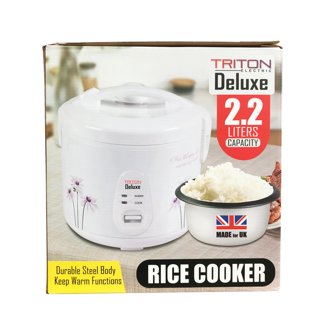 TRITON Deluxe Electric Rice Cooker - 2.2L - Longdan Official