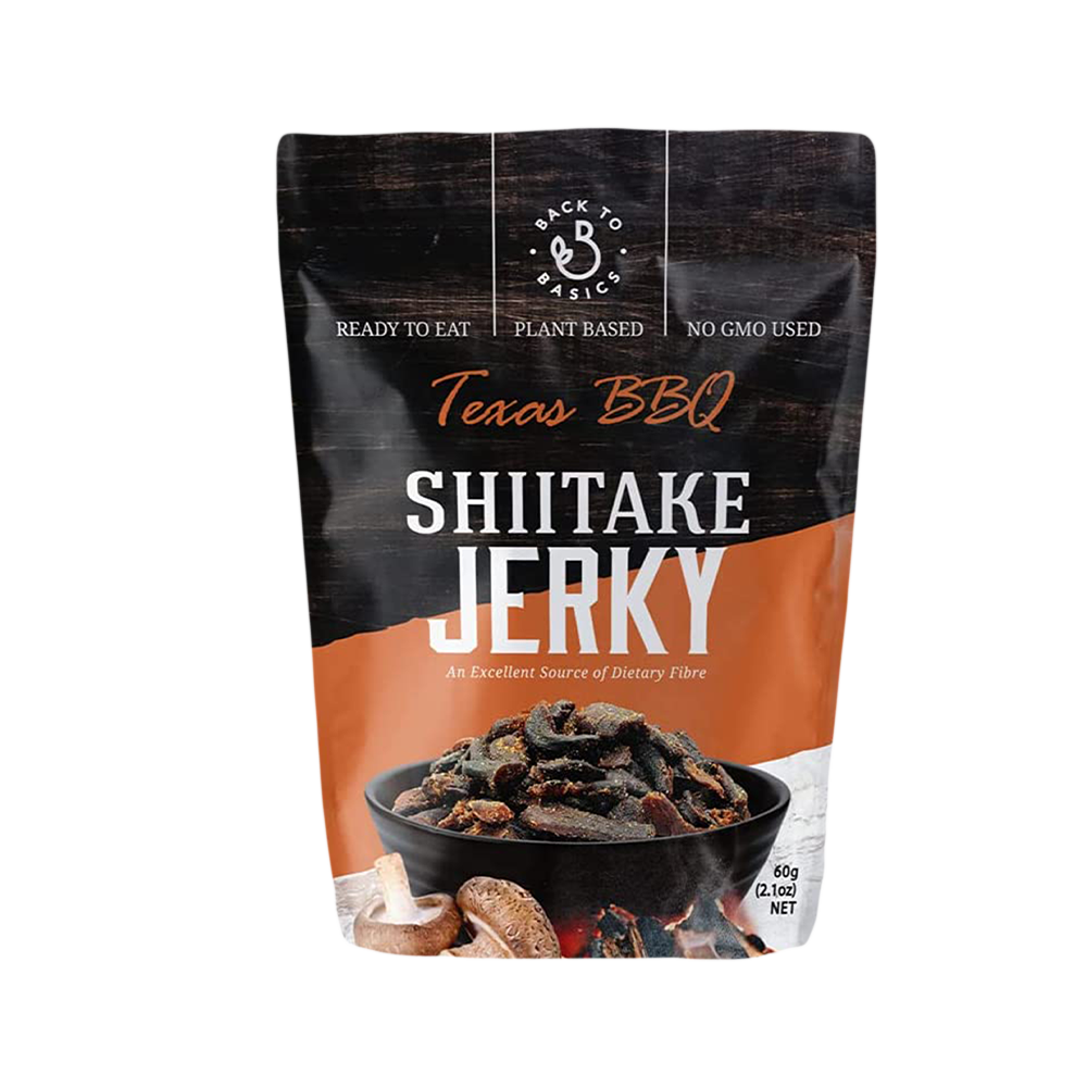 DJ & A BACK TO BASICS Mushroom Jerky Texas BBQ 60g - Longdan Official