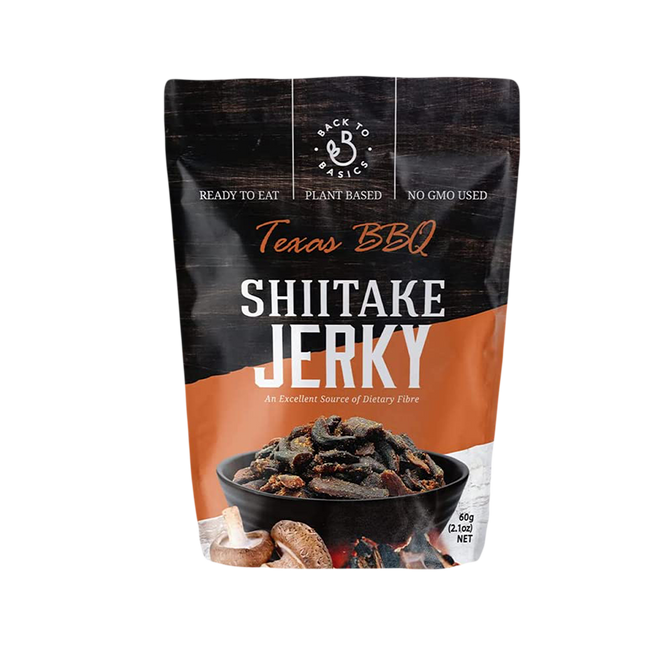 DJ & A BACK TO BASICS Mushroom Jerky Texas BBQ 60g - Longdan Official