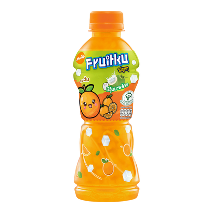 DEEDO Fruitku Orange Juice Flavor With Nata De Coco 280ml (Case 24)