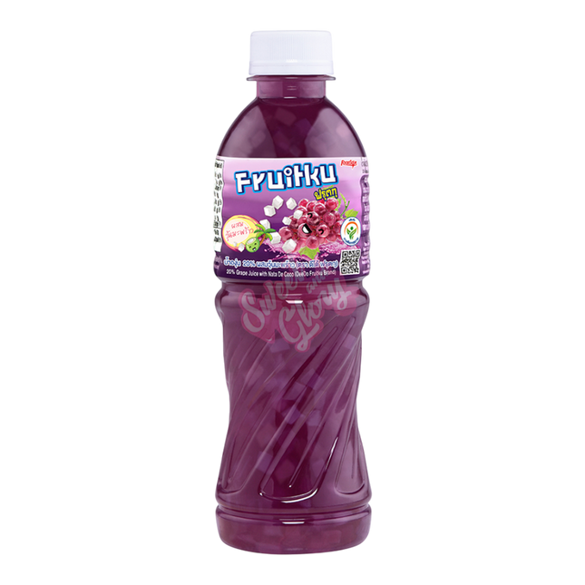 DEEDO Fruitku Grape Juice Flavor With Nata De Coco 280ml (Case 24)