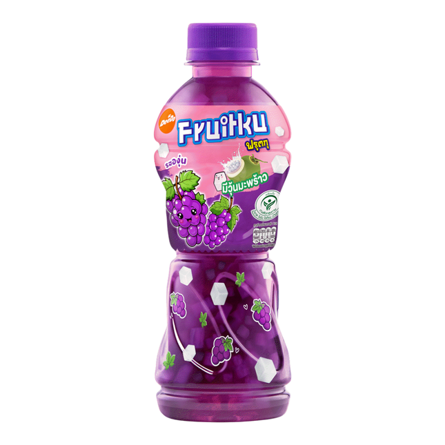 DEEDO Fruitku Grape Juice Flavor With Nata De Coco 280ml (Case 24)