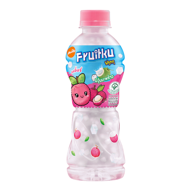 DEEDO Fruitku Lychee Juice Flavor With Nata De Coco 280ml (Case 24)