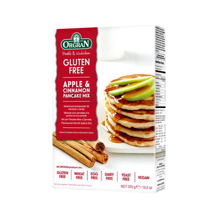 ORGRAN Apple and Cinnamon Pancake Mix 375g - Longdan Official