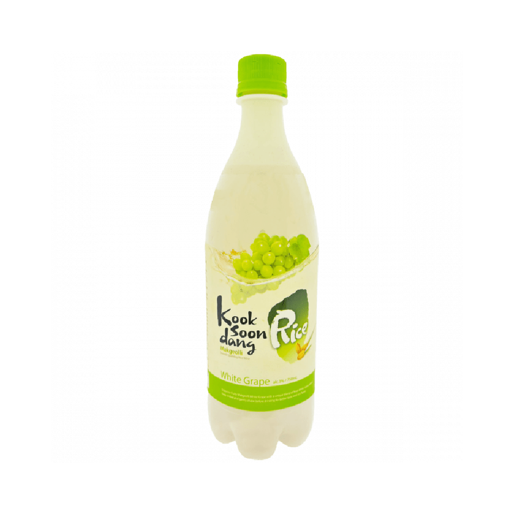 KOOKSOONDANG Rice Makgeolli Green Grape 750ml (Alc 3%) (Case 20)