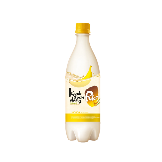 KOOKSOONDANG Rice Makgeolli Banana 750ml (Alc 4%) (Case 20)