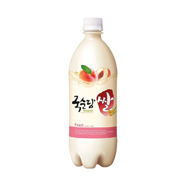 KOOKSOONDANG Rice Makgeolli Peach 750ml (Alc 3%) (Case 20)