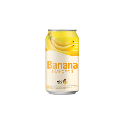 KOOKSOONDANG Rice Makgeolli Banana Can 350ml (Alc 4%) (Case 24)