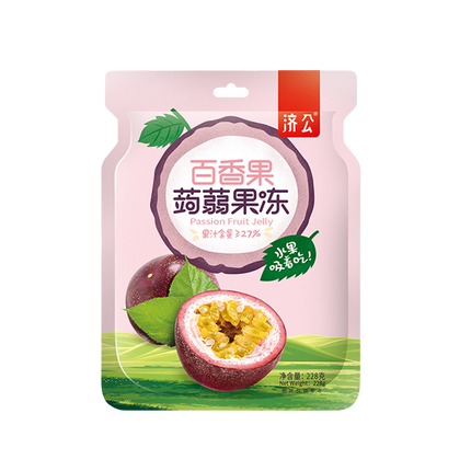 JIGONG Passion Fruit Konjac Jelly 240g - Longdan Official