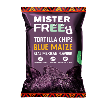 MISTER FREE'D Vegan Tortilla Chips With Blue Maize 135G - Longdan Official