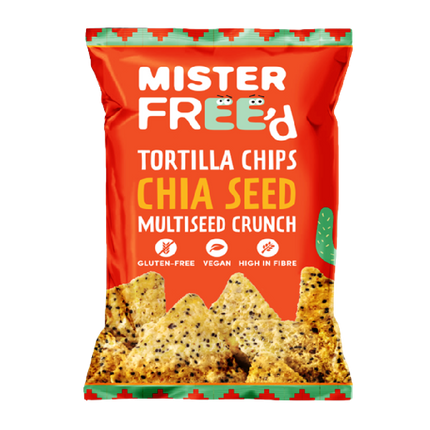 MISTER FREE'D Vegan Tortilla Chips With Chia Seeds 135G - Longdan Official
