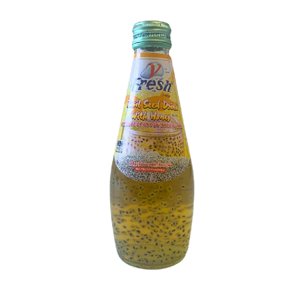 V-FRESH Honey Drink & Basil Seed 290ml (Case 24)