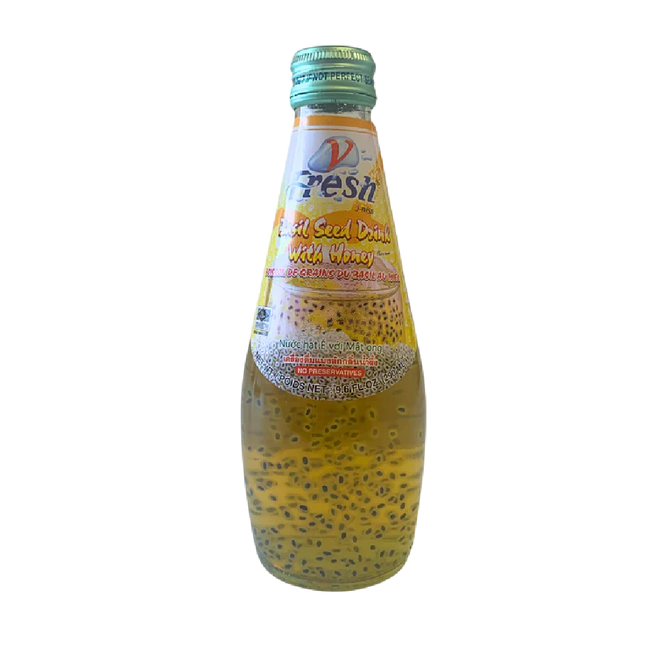 V-FRESH Honey Drink & Basil Seed 290ml (Case 24)