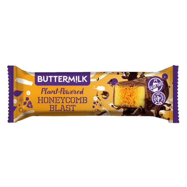 BUTTERMILK Plant Powered Honeycomb Blast Choccy Snack 45g - Longdan Official