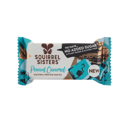 SQUIRREL SISTERS Peanut Caramel Snack Bar 40g (Case 16)