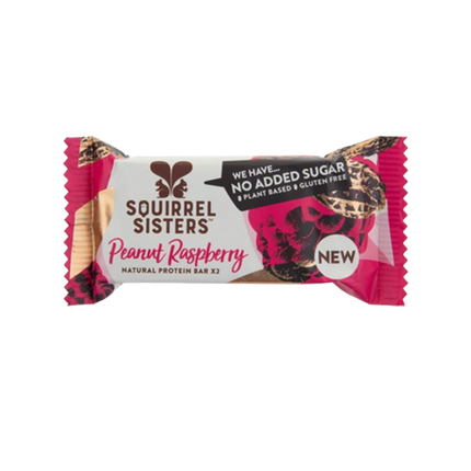 SQUIRREL SISTERS Peanut Raspberry Snack Bar 40g - Longdan Official