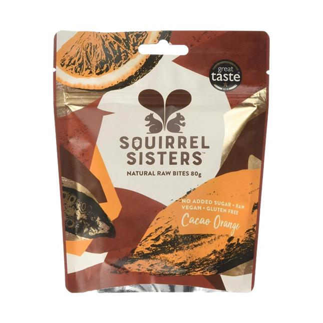 SQUIRREL SISTERS Cacao Orange Share Bag 80g - Longdan Official