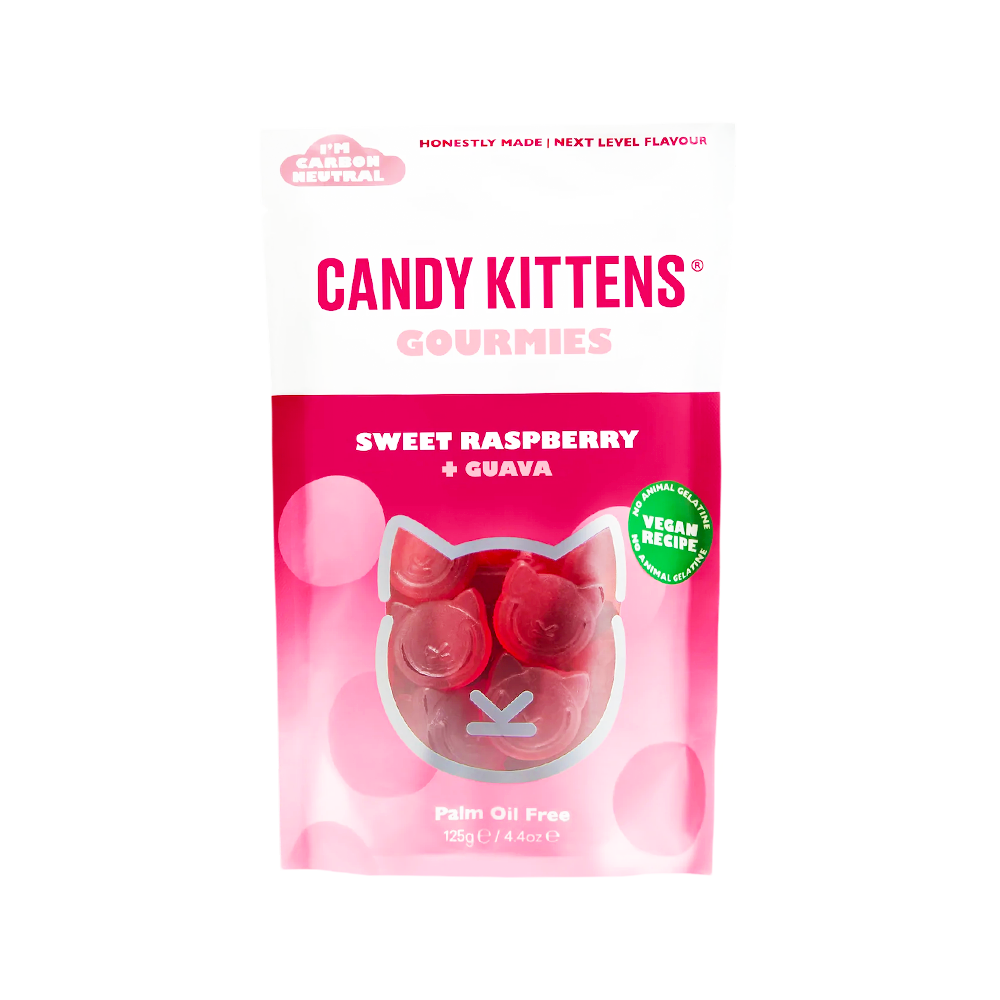 CANDY KITTENS Sweet Raspberry & Guava 125g (Case 10)