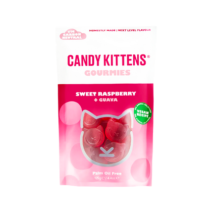 CANDY KITTENS Sweet Raspberry & Guava 125g (Case 10)