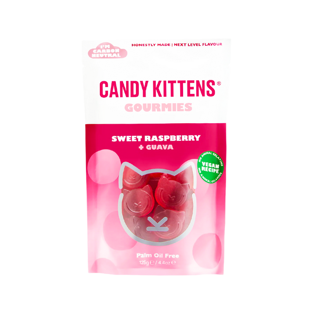 CANDY KITTENS Sweet Raspberry & Guava 125g (Case 10)