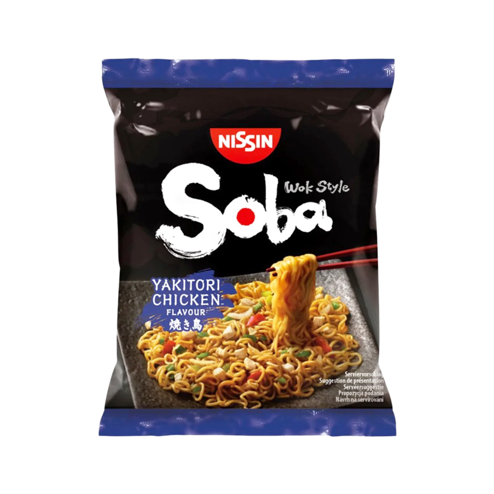 NISSIN EU Soba Bag Yakitori Chicken 110g (Case 9)