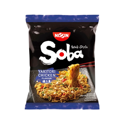 NISSIN EU Soba Bag Yakitori Chicken 110g (Case 9)
