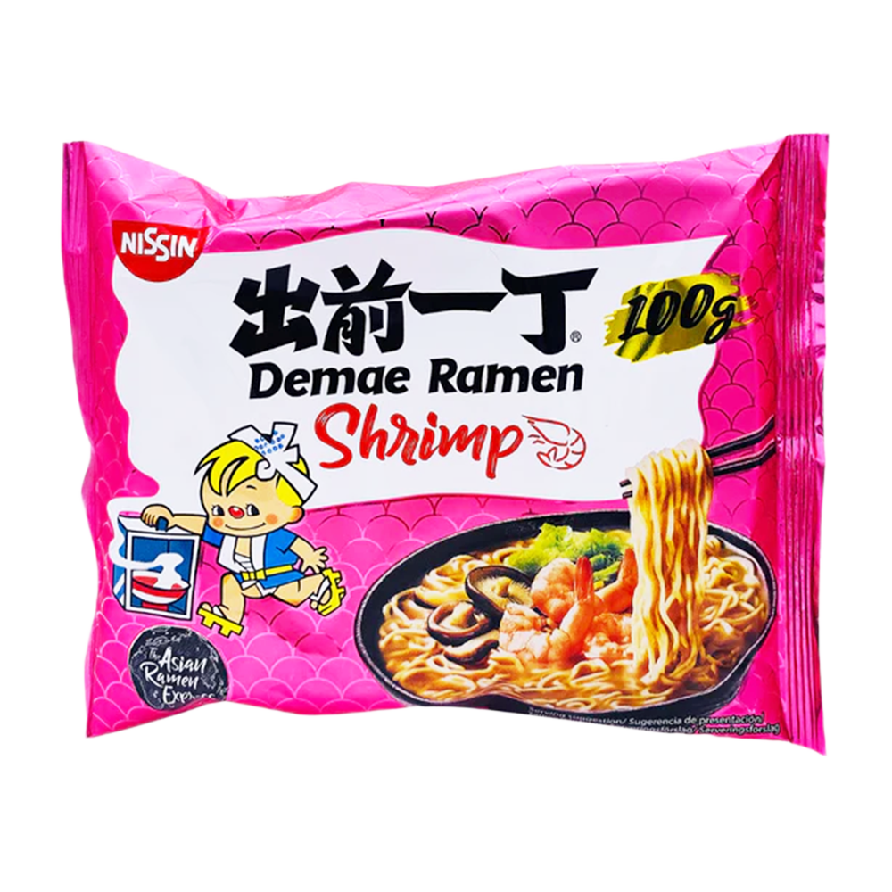 NISSIN EU Demae Ramen Shrimp 100g (Case 30)