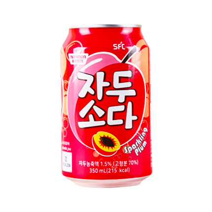 SFC Plum Flavored Soda Drink 350ml (Case 24)