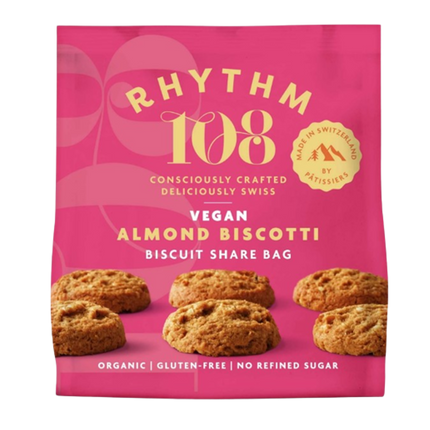 RHYTHM 108 Biscuit Almond Biscotti 135g (Case 8)
