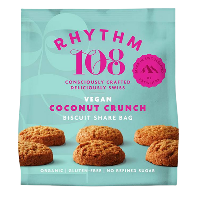 RHYTHM 108 Biscuit Coconut Cookie 135g (Case 8)