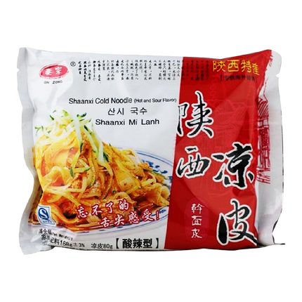 QIN ZONG Shaanxi Cold Noodles - Hot & Sour 168g - Longdan Official