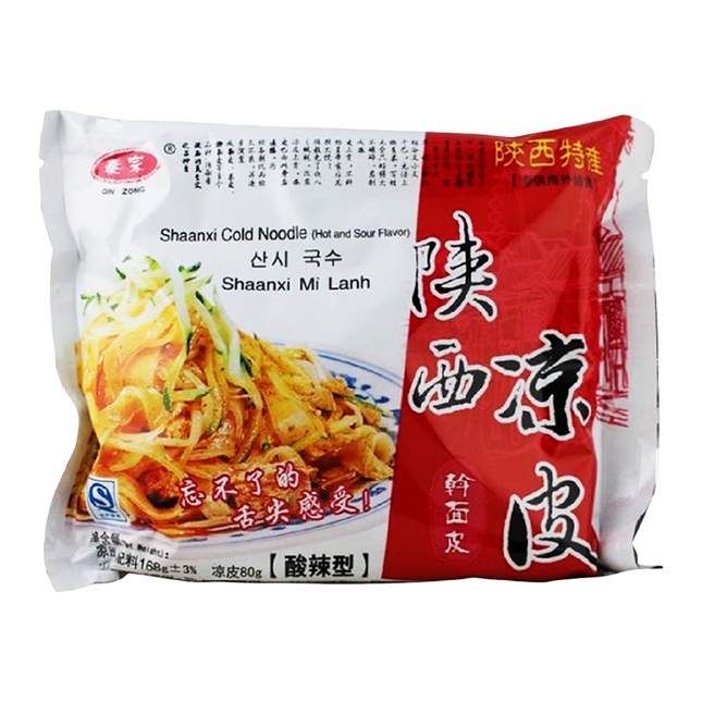 QIN ZONG Shaanxi Cold Noodles - Hot & Sour 168g - Longdan Official