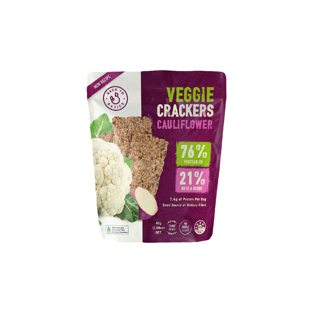 BACK TO BASICS Veggie Cracker Cauliflower Sweet Potato 45g - Longdan Official