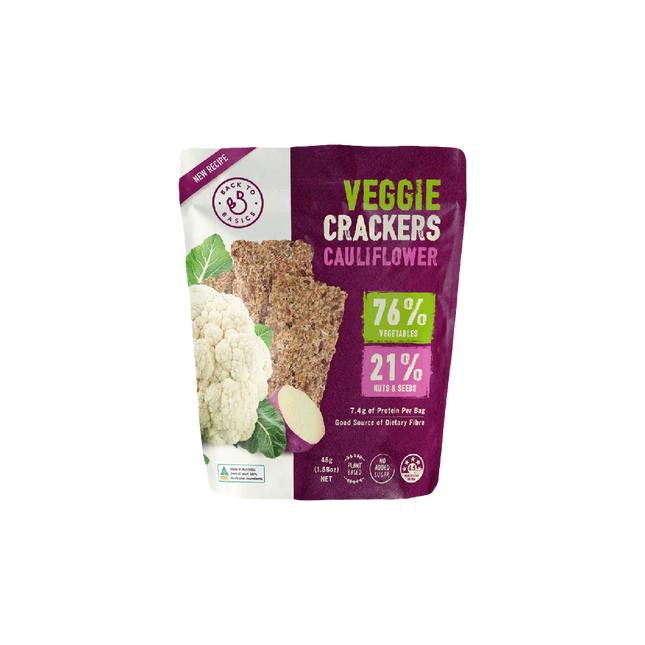 BACK TO BASICS Veggie Cracker Cauliflower Sweet Potato 45g - Longdan Official