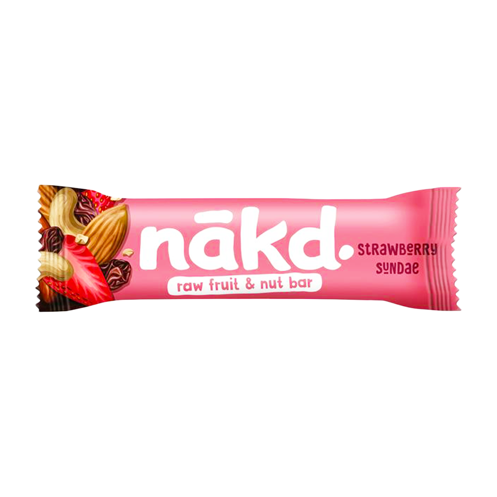 NAKD BARS Strawberry Sundae 35g (Case 18)