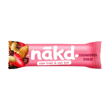 NAKD BARS Strawberry Sundae 35g (Case 18)