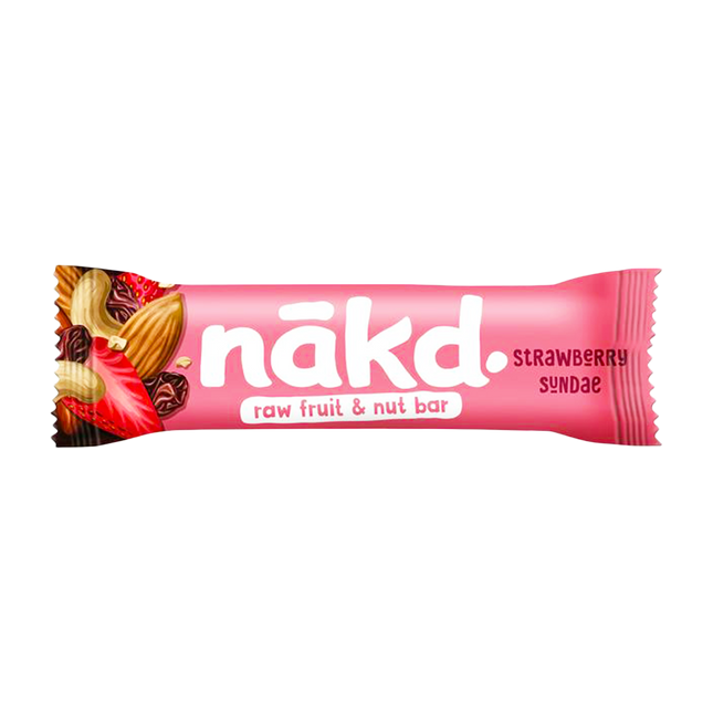 NAKD BARS Strawberry Sundae 35g (Case 18)