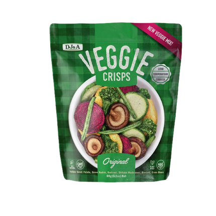 DJ & A Crisps Veggie - Original 90g - Longdan Official