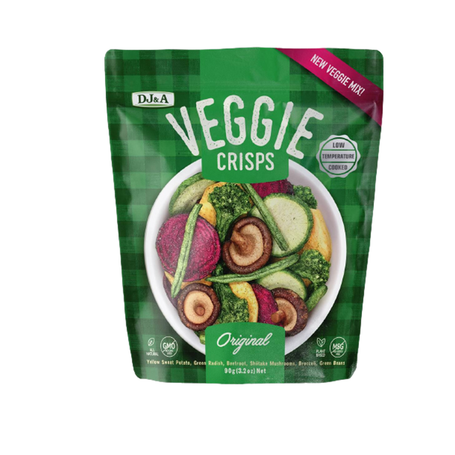 DJ & A Crisps Veggie - Original 90g - Longdan Official