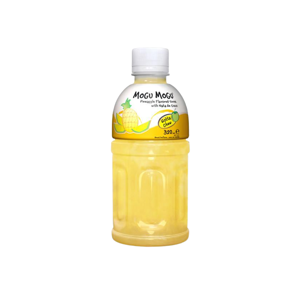MOGU MOGU Nata De Coco Drink- Pineapple Flavour 320ml - Longdan Official