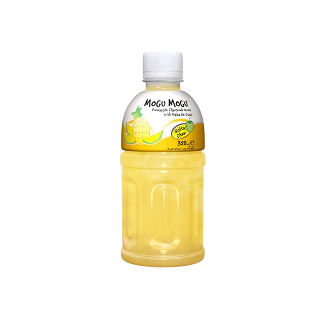 MOGU MOGU Nata De Coco Drink- Pineapple Flavour 320ml - Longdan Official