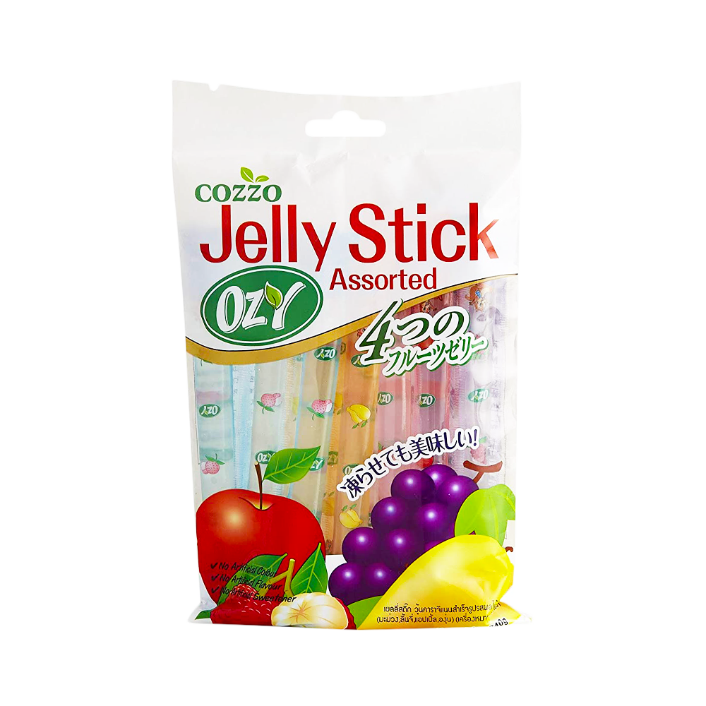 COZZO OZY Fruit Jelly Sticks-Assort (12pcs) 240g - Longdan Official