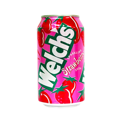 SFC Welchs Strawberry Flavored Soda Drink 350ml (Case 24)