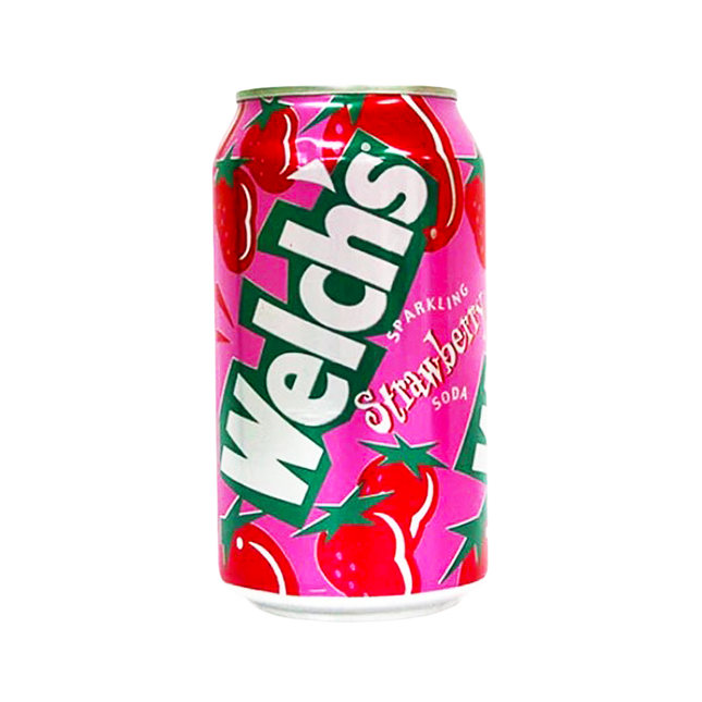SFC Welchs Strawberry Flavored Soda Drink 350ml (Case 24)