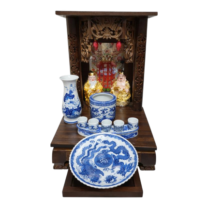Brown Wood Altar 36cm (Unit)