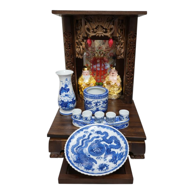 Brown Wood Altar 36cm (Unit)