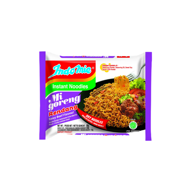 INDO MIE Spicy Beef Rendang 80g - Longdan Official