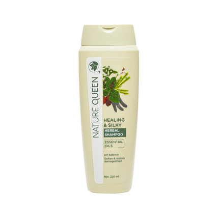 Nature Queen Healing & Silky Herbal Shampoo ESSENTIAL OIL 220ml - Longdan Official