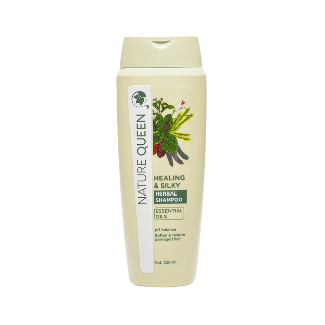 Nature Queen Healing & Silky Herbal Shampoo ESSENTIAL OIL 220ml - Longdan Official